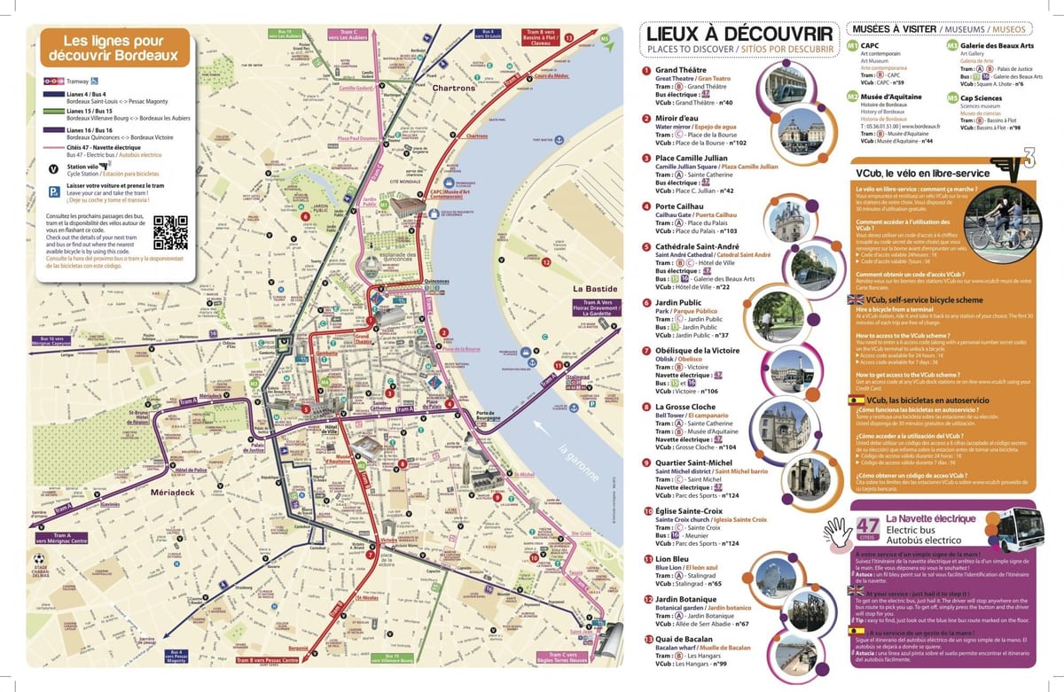 karta muzej Bordeaux
