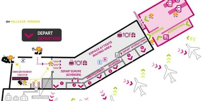 Karta sobe Bordeaux 