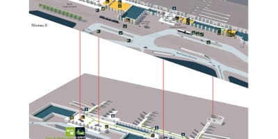 Bordeaux saint Jean željezničkog kolodvora na karti