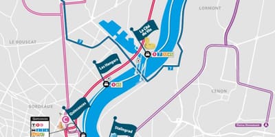 Karta brodom Bordeaux
