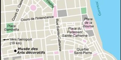 Karta Bordeaux vrt
