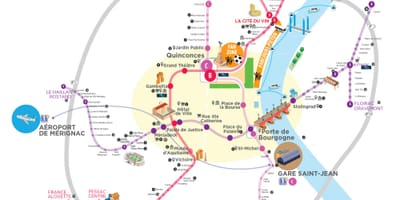 Bordeaux javnog prijevoza karti