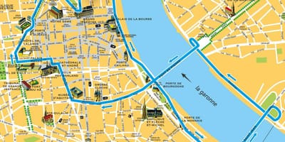 Karta spomenik Bordeaux