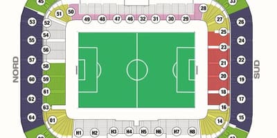 Karta Bordeaux stadion