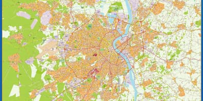 Karta trgovine Bordeaux
